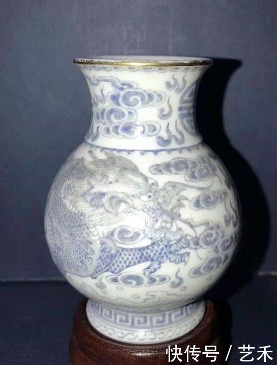 蓝描金开窗|王恩才---艺术馆藏品欣赏(三)