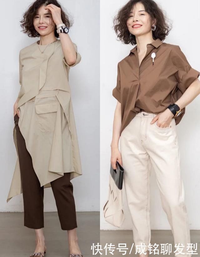 衬衫 人到中年要远离“妈妈装”,看这位博主的减龄穿搭,时尚又有品位