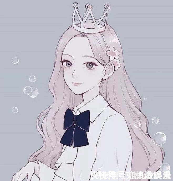 小姐姐|一组少女心十足的好看插画,很适合做卡通动漫头像哦!
