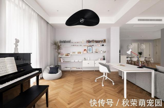 书房|如果家里人不多，建议留三个房间，看她225㎡大平层，很实用