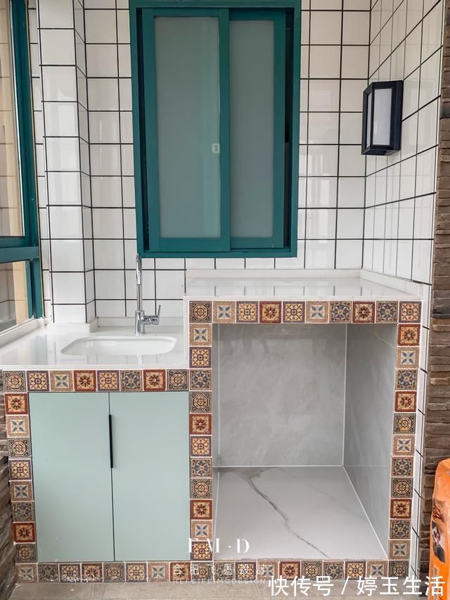 老公|老公手艺就是好,用50块红砖在院子里砌个洗手池,一分钱都没花