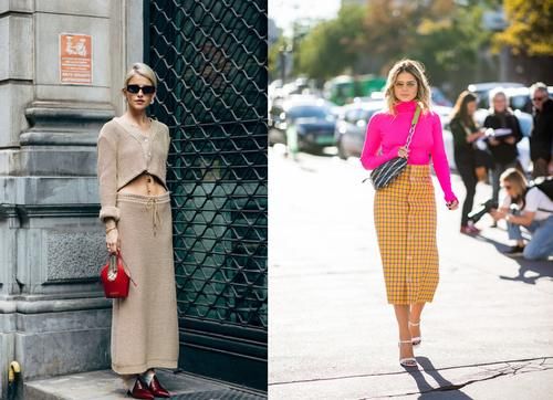 春日王炸CP：毛衣＋半裙，不挑年龄又时髦，这么穿太有气质了