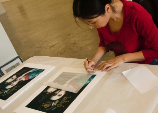 性感!太上头!她笔下的神秘唯美女子,比蜜桃还嫩!