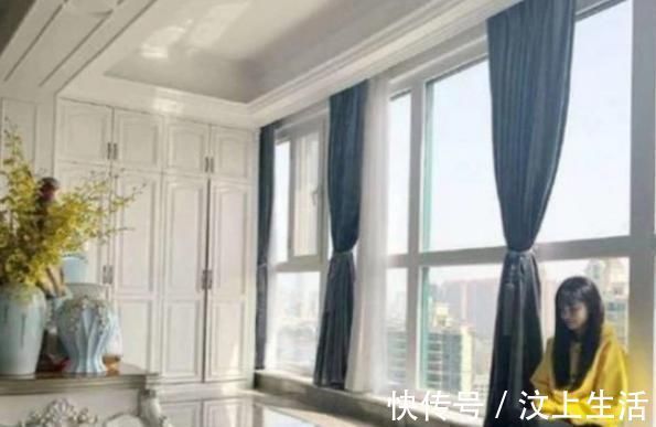 沈梦辰|沈梦辰晒出自己的家,头一次见在阳台装衣柜,衣服多得没地方放了