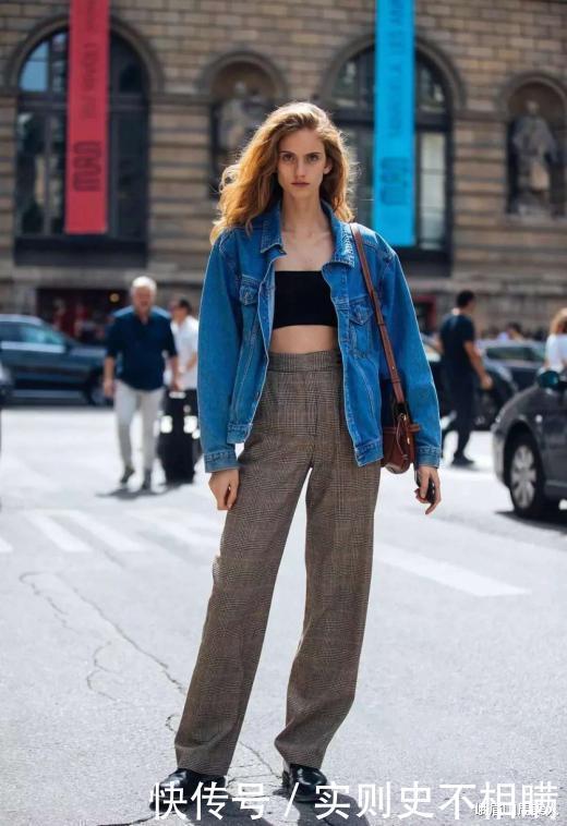 收起你的阔腿裤!今年流行穿的是卡其裤,洋气减龄又有气质!