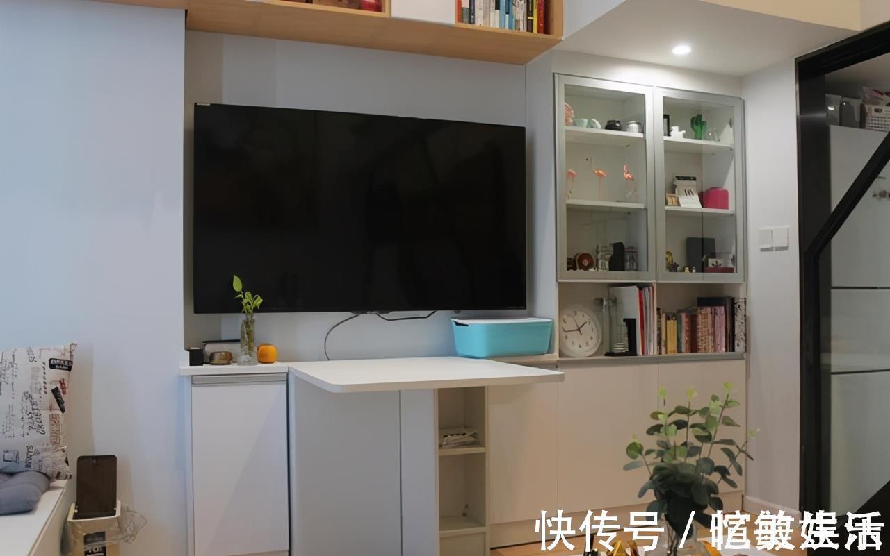Loft公寓|45平现代简约风Loft公寓,衣帽间茶室书房一个不少,一人住好惬意