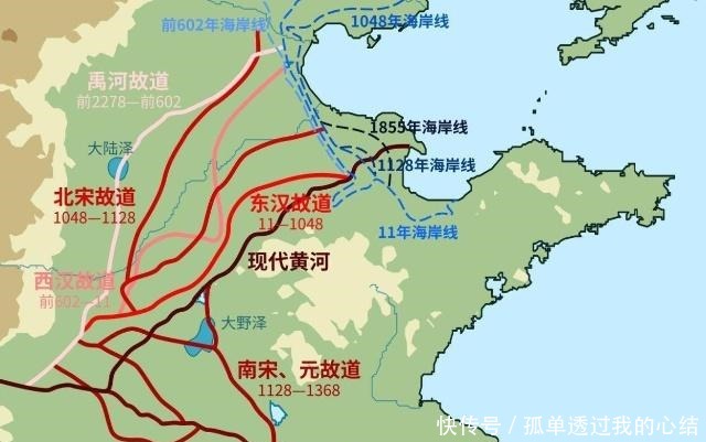 黄河河道|黄河这两大特点,许多南方朋友觉得不合理,却真实存在!