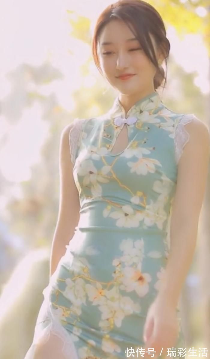 小姐姐|旗袍小姐姐,丹凤眼,细柳腰,美得可以做壁纸