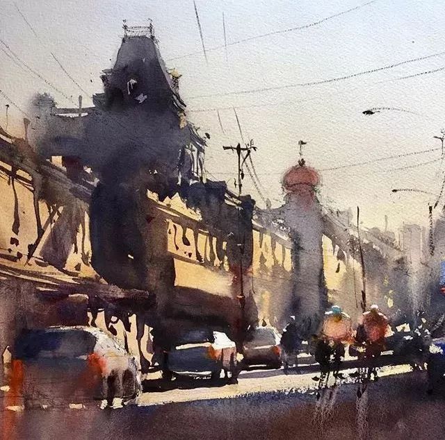 艺术家!世界上最有激情的水彩艺术家,这才是真正的水彩大师!