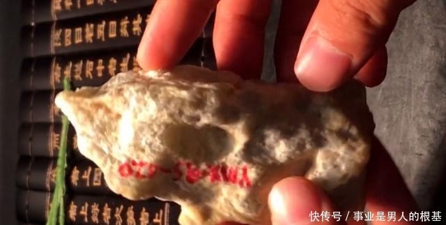 网友2000元买了个奇形怪状的大马坎翡翠原石,切出一对龙凤牌