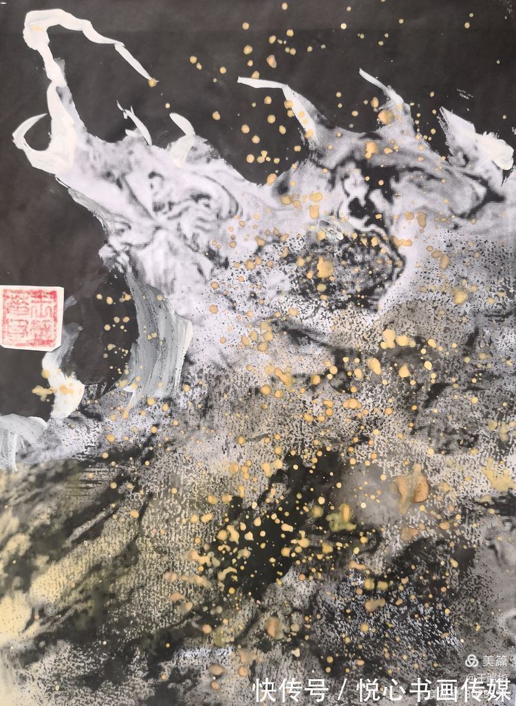 王照华@中国鹰王胡杨大师王照华鬼斧神工画胡杨《秘境》