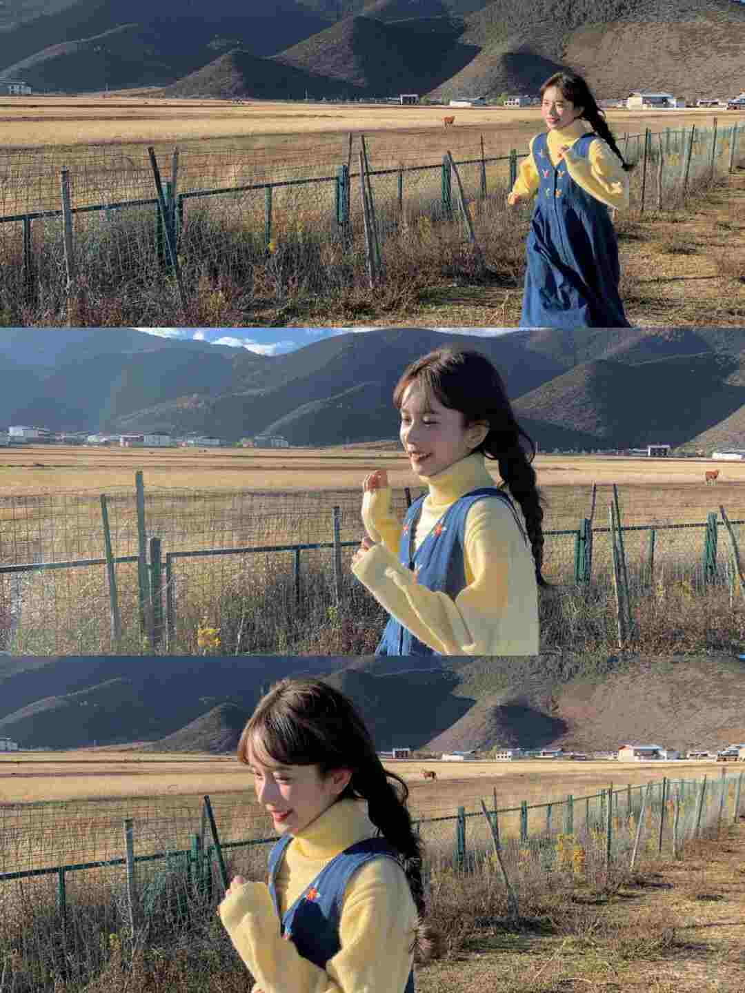 小姐姐|还在纠结冬天穿什么?套头毛衣搭配连衣裙,让你俏皮清新又自信