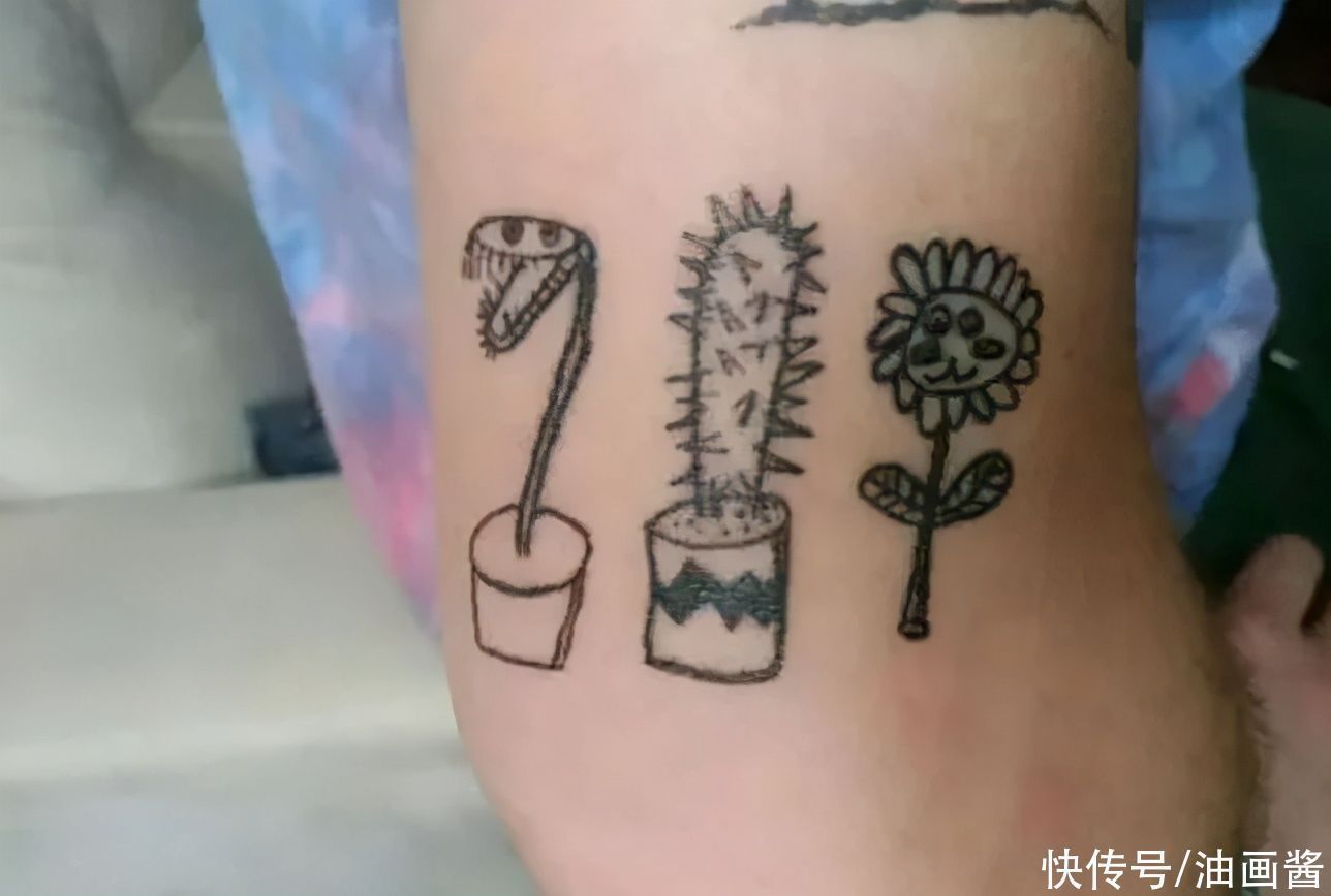 古怪|不会画画的纹身师,纹出歪扭的小纹身,生涩俏皮让人忍俊不禁