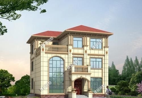 别墅|11×11米,建房尺寸相同的两栋别墅,带挑空客厅均很大气