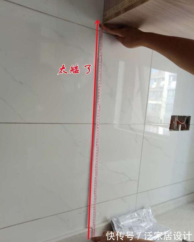 木工|请木工打得失败橱柜，吊柜离灶台75公分，烟机没法装钱也打水漂了