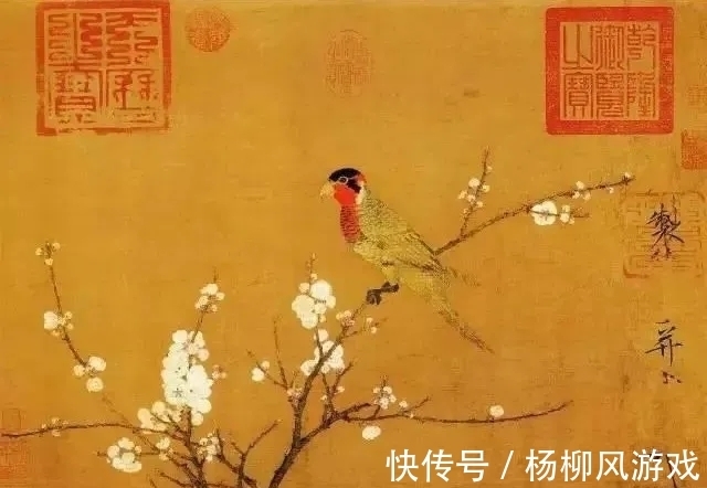 花鸟画@精细入微,看清一根根羽毛!赵佶花鸟画