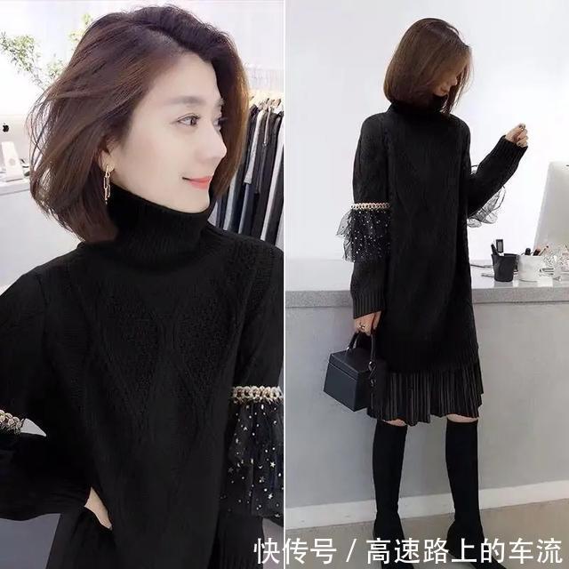 气质范|女人一旦过了45,打扮得高贵点,多穿纯色高雅裙,时髦显嫩有气质