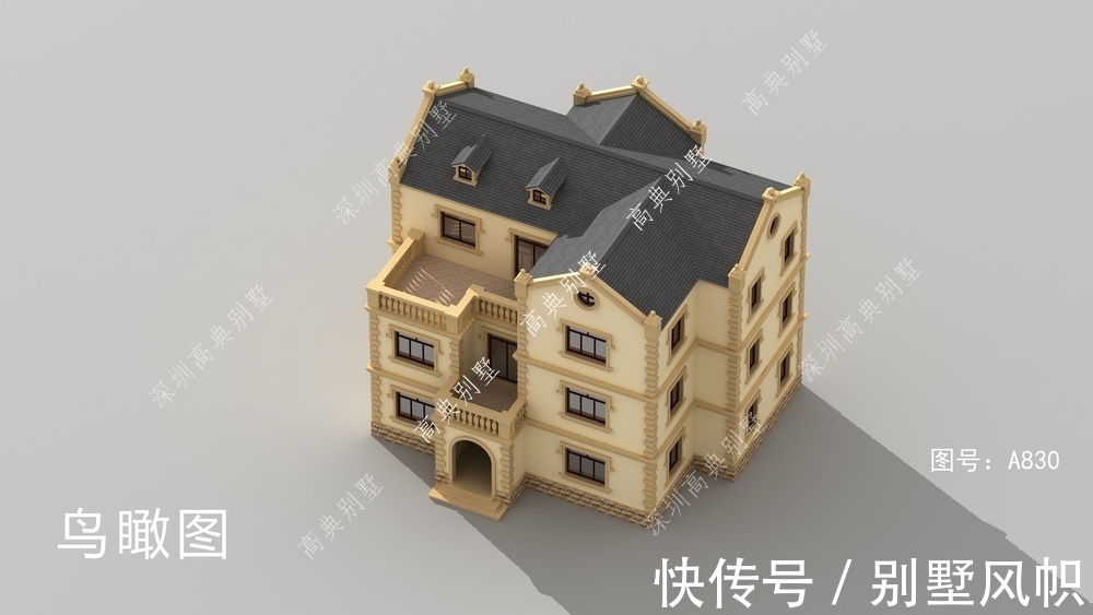 别墅|这款农村自建别墅，立体感强，整体温馨美观。