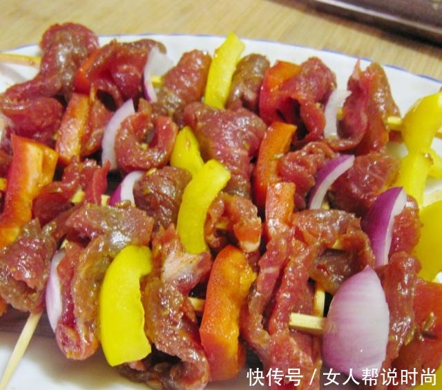 孜然牛肉串，在家也能吃烧烤