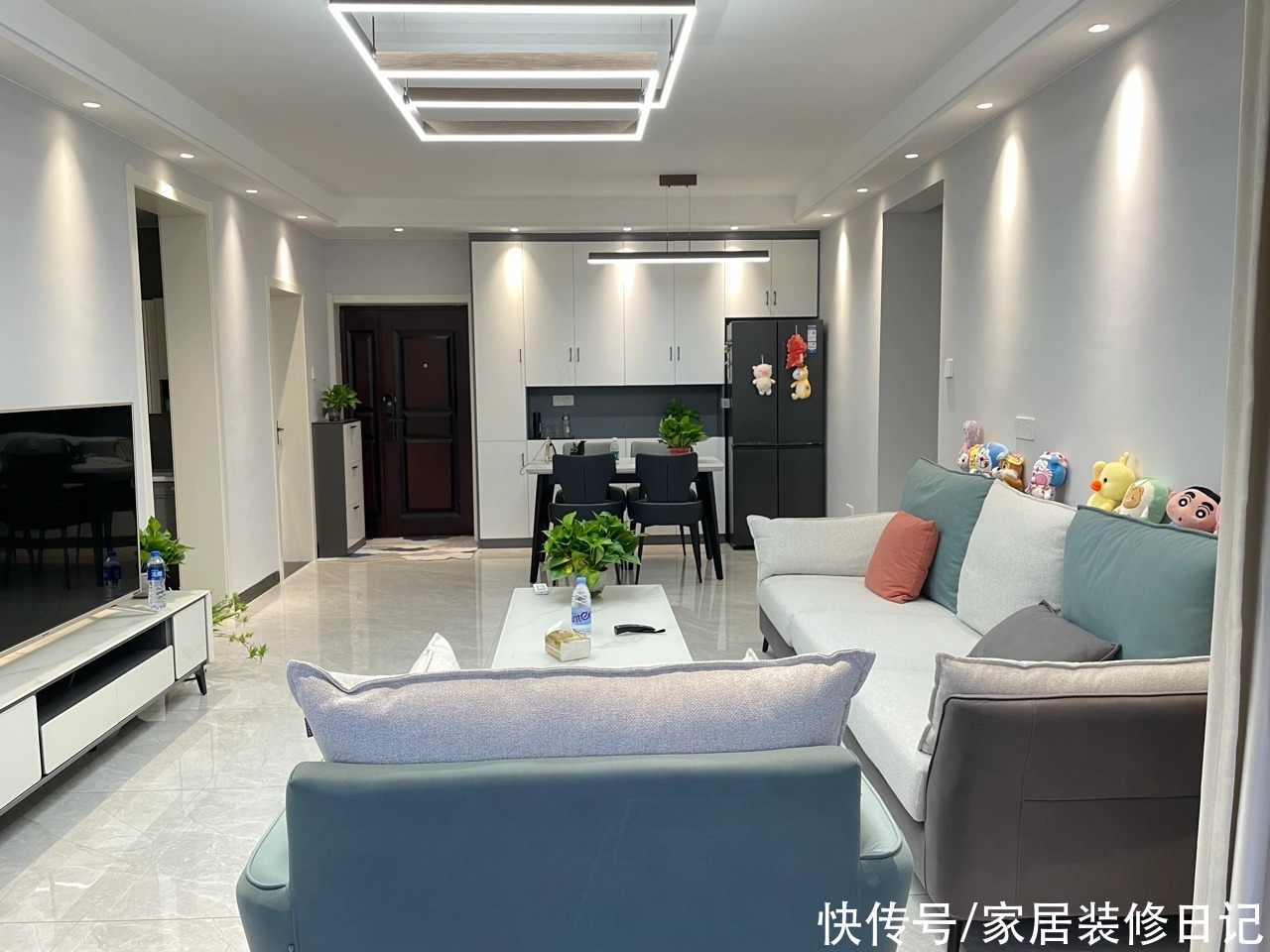 进场|家具进场结束,目前硬装14万+家具电器4万,无玄关这么装修就对了