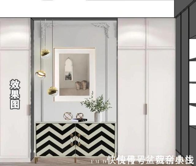 飞墨|如果家里不缺钱,开门见厅就做6种入户端景设计,获得一致认可