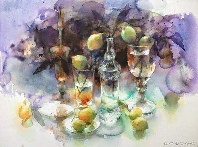 永山裕子|[第七届庐山水彩节邀请嘉宾]永山裕子艺术作品展