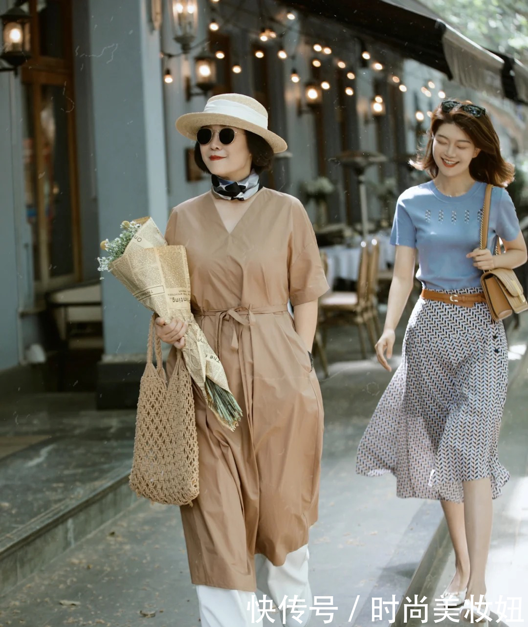 翻倍|50+的微胖女人,学会“穿松不穿紧”,大妈照着穿气质翻倍