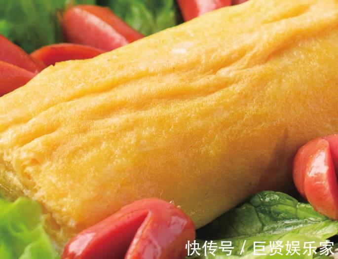 香肠|三个鸡蛋，一杯牛奶，这样做的蛋卷，香软滑嫩，挑食的孩子也喜欢