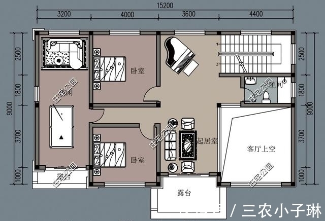 进深|7套三层农村自建房,户型方正、经典,还不赶快收了