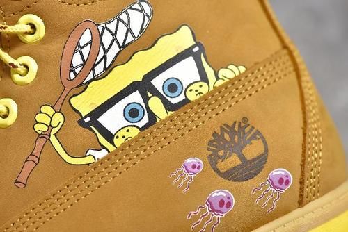 天伯伦|Timberland X SpongeBob SquarePants 天伯伦联名海绵宝宝皮靴