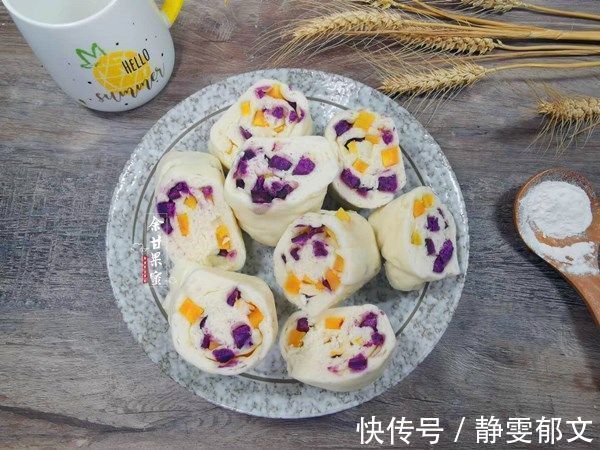 薯类|学会这面食，早餐轻松做，比包子简单，不用加糖也甜美，好棒