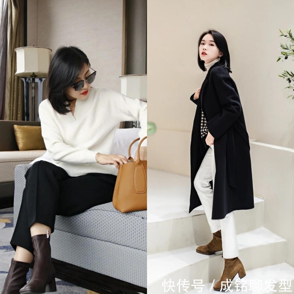 女性 50岁的女人建议少穿运动鞋!今年方跟短靴很流行,时尚百搭更保暖