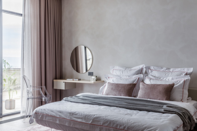 bed|700㎡顶层大平层,轻奢混搭风豪宅