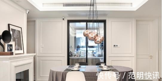 玻璃门|115㎡美式轻奢住宅,沉稳华丽大气,还有这么大的衣帽间!