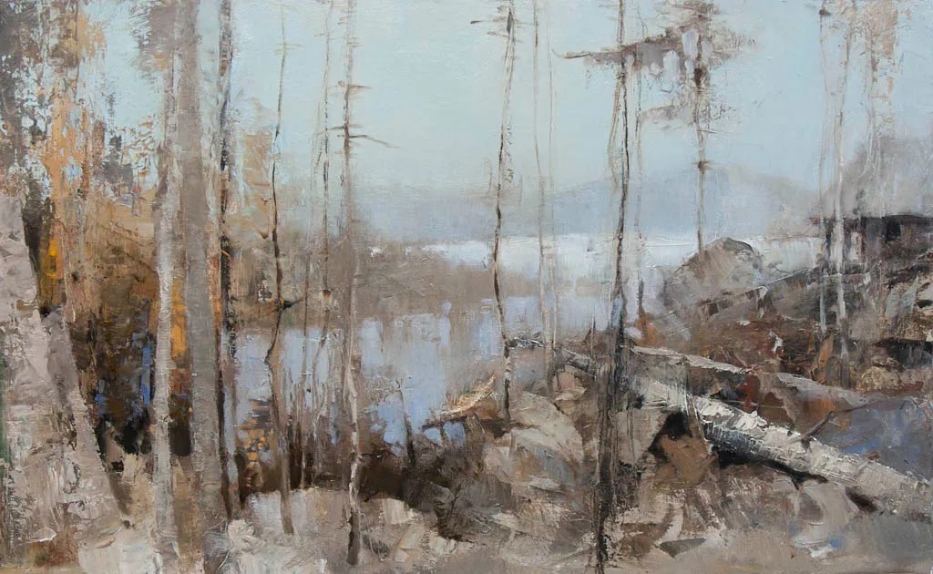 笔触@笔触率性,优雅朦胧的风景油画,迷人!