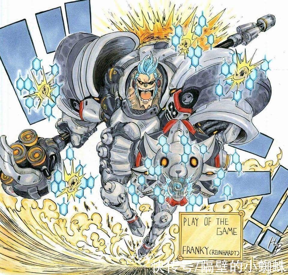 小蜘蛛|当《海贼王》撞见“守望先锋”!女帝、娜美我爱了,山治够帅