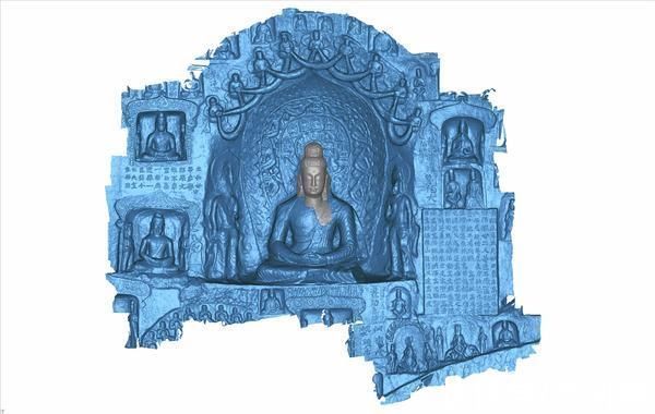 皇后礼佛图|流散近百年，龙门石窟《皇后礼佛图》即将虚拟复原亮相