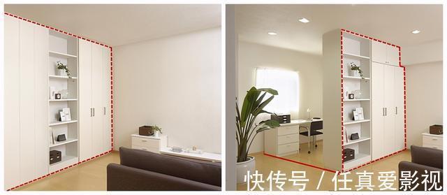 轮滑|谁说二胎房只能放上下铺,巧用柜子隔成2房用,一儿一女一人一间