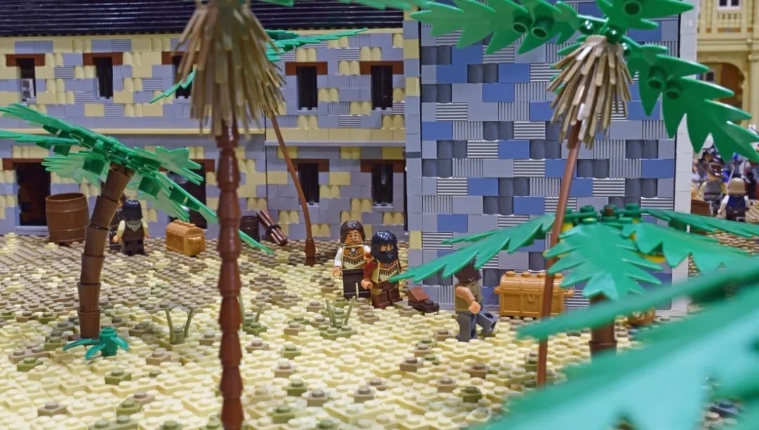 用乐高还原《海贼王》七武海原型“海盗之王”亨利·摩根的故事