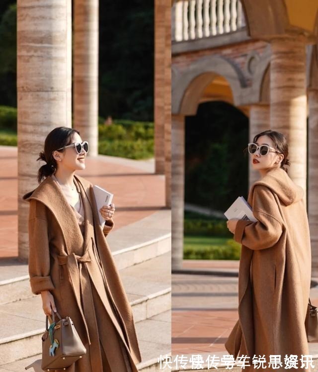 大衣 时尚博主驼色大衣超全穿搭整理,承包你整个秋冬的时尚,值得借鉴!