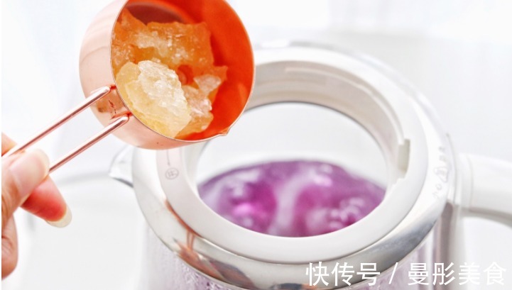 冰糖|既是甜品也是补品,这么好吃的紫薯银耳羹,女性朋友不要错过