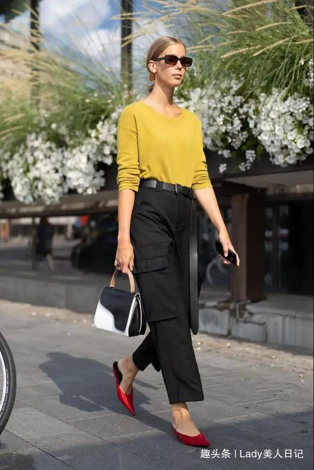 风格 梨形腿粗的中年女人不要慌,最正确“阔腿裤穿搭”送你,照穿显瘦