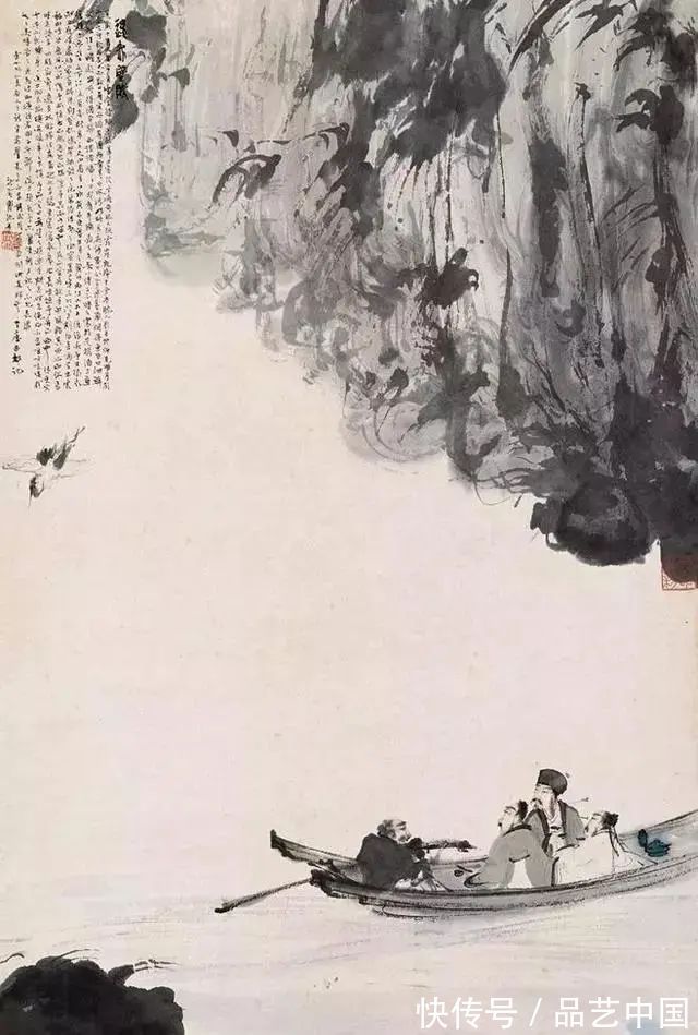 陈子庄#傅抱石：一位把个性与才情融入自己绘画中的大画家