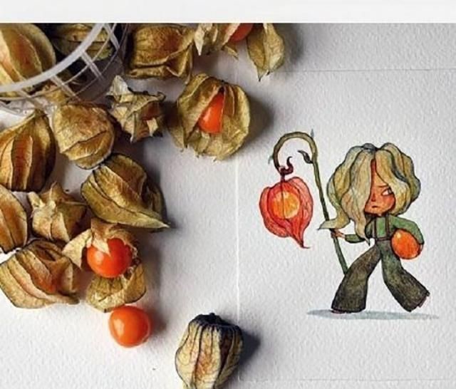 拟人化的水果蔬菜,让这个插画师火爆ins,让人欲罢不能的创意