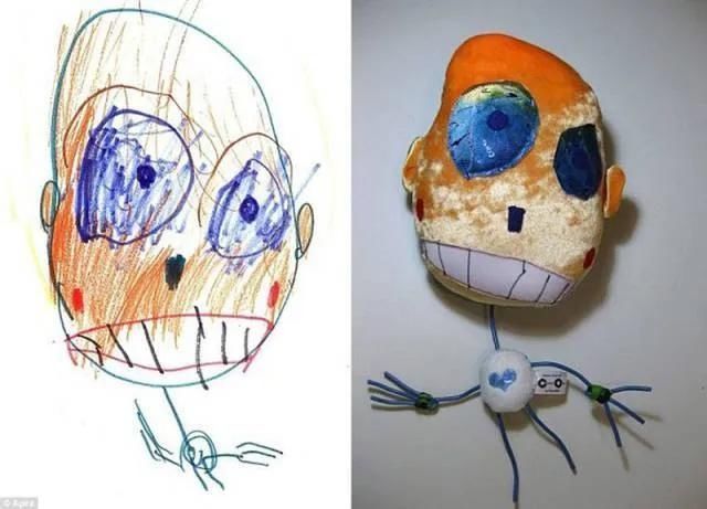 画作|儿子涂鸦画作老爸PS神魔改，引来77万粉丝围观