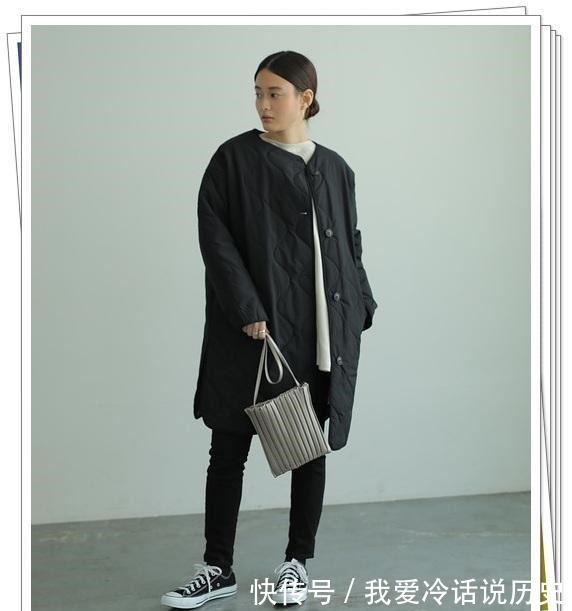 时尚 既轻松又美丽!5种百搭颜色“绗缝”棉服的30个穿搭示例!