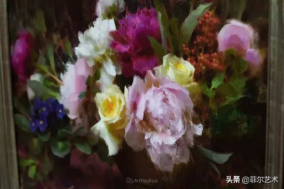 画家|美国青年画家丹尼尔·J·凯斯花卉油画作品欣赏