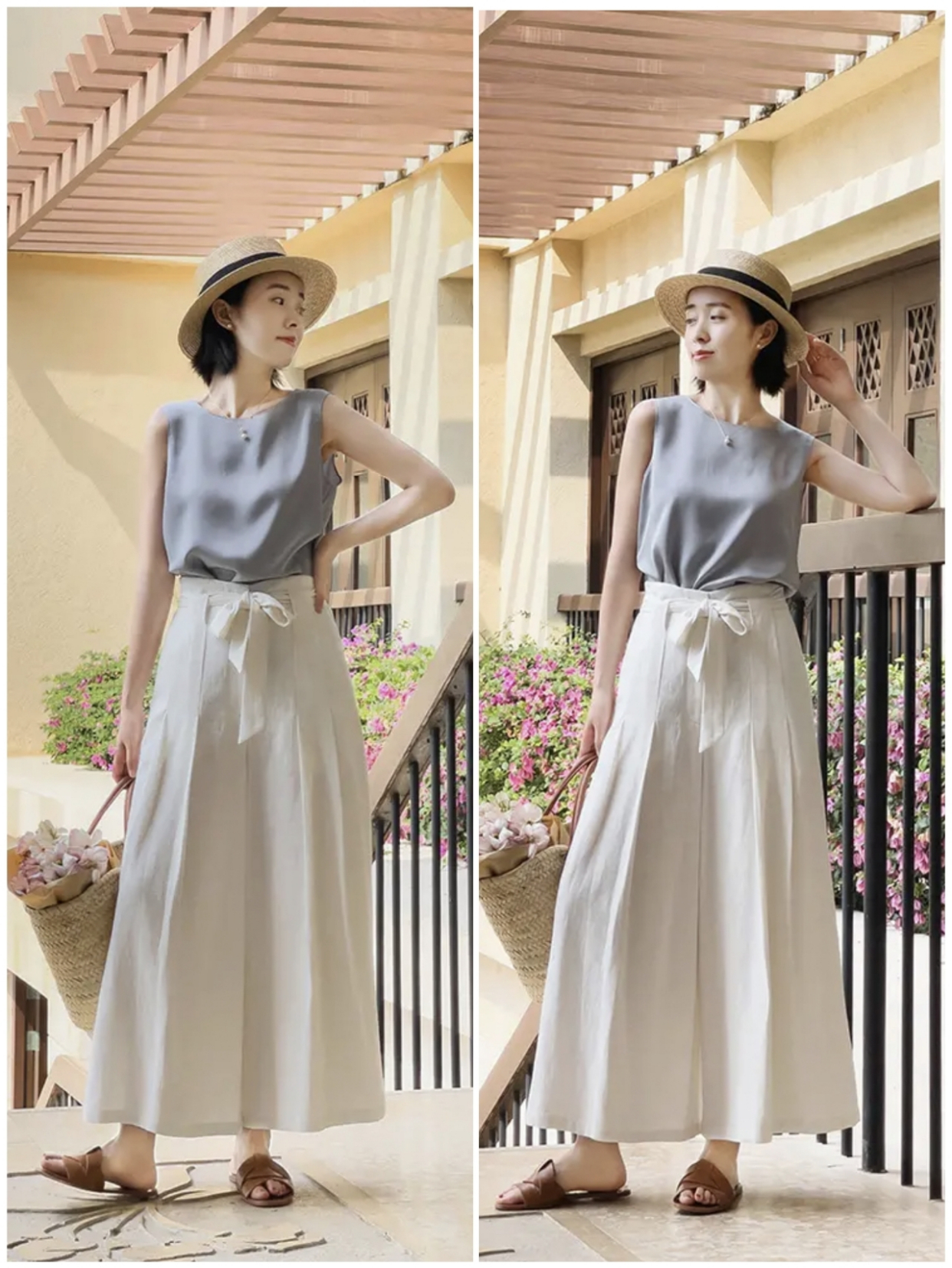 技巧|“白裤子”怎么穿不普通?学会这些穿搭技巧,美得优雅温柔又高级