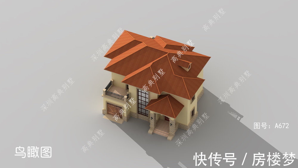 户型|这款欧式小别墅,户型漂亮又实用,价格也不贵。