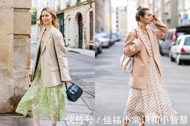 时髦 打造深秋的高级美,建议你穿“大衣+碎花裙”优雅时髦又有品味!